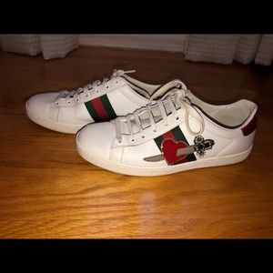 gucci heart sneakers